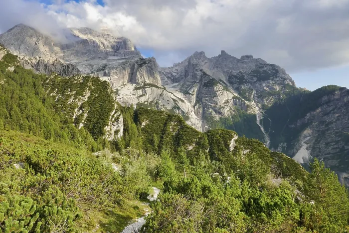 Framed Print : View of alps, photo as a background Framed Print : View of alps, photo as a background