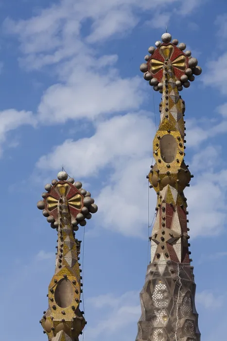 Framed Print : View of two apostle towers, Sagrada Familia
