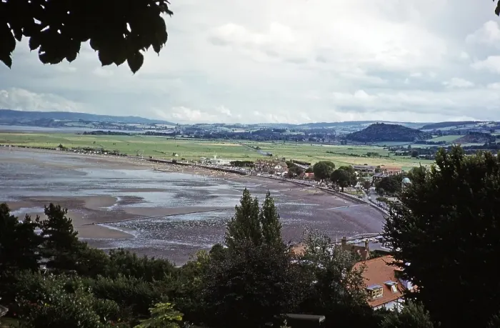 Framed Print : View across the bay at low tide, Minehead, Somerset, England, Great Britain in the early 1960s