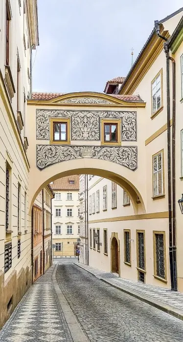 Framed Print : View of beautiful Mala Strana district Framed Print : View of beautiful Mala Strana district