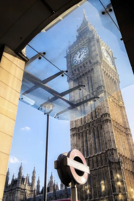 Framed Print : View of Big Ben from the exit of Embankment Tube Station Framed Print : View of Big Ben from the exit of Embankment Tube Station