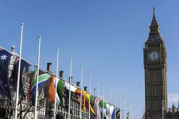 Framed Print : View of Big Ben across Parliament Square