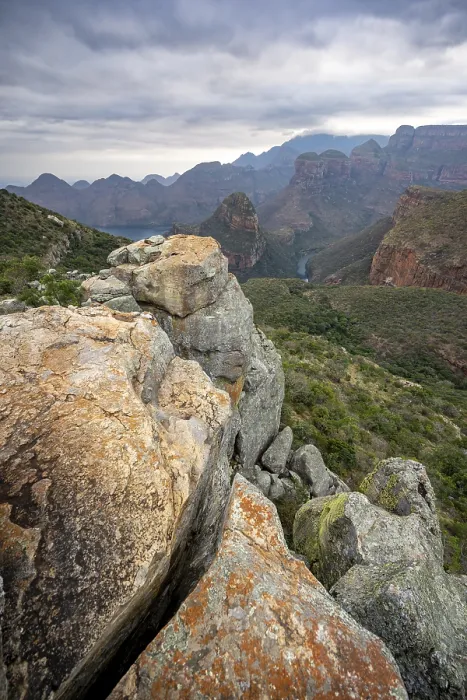 Framed Print : View of Blyde River Canyon with Mesa Mountains