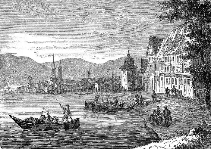 Framed Print : View of Boppard in the Rhine Valley Framed Print : View of Boppard in the Rhine Valley