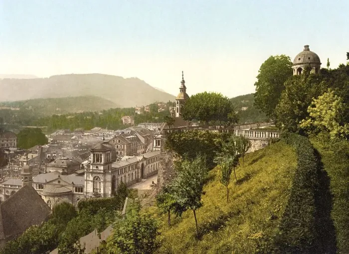 Framed Print : View of the city of Baden-Baden Framed Print : View of the city of Baden-Baden