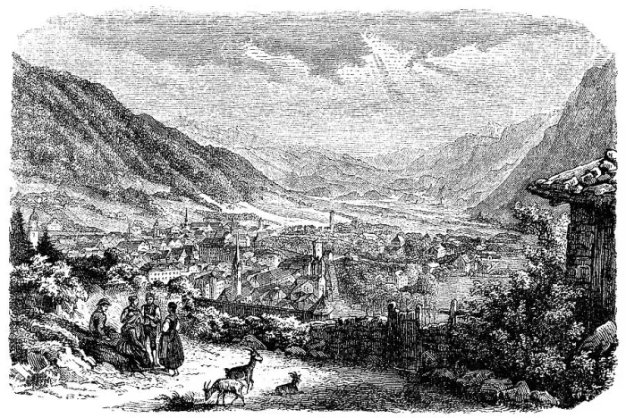 Framed Print : View of the city of Chur, Switzerland Framed Print : View of the city of Chur, Switzerland
