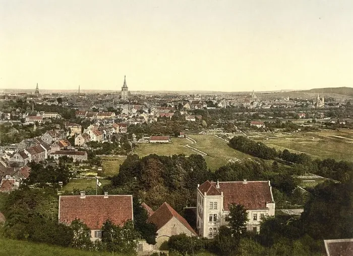 Framed Print : View of the City of Hildesheim