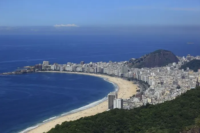 Framed Print : View of the city of Rio de Janeiro from Sugar Loaf Mountain