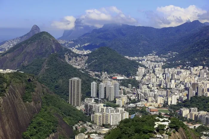 Framed Print : View of the city of Rio de Janeiro from Sugar Loaf Mountain