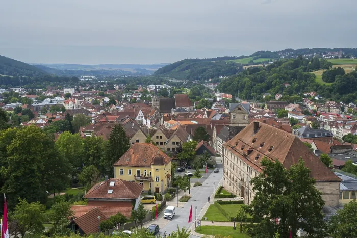 Framed Print : View of the city from Rosenberg Fortress
