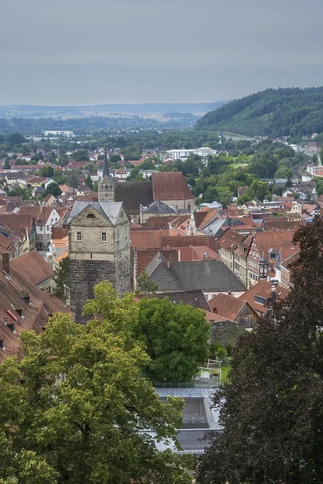 Framed Print : View of the city from Rosenberg Fortress