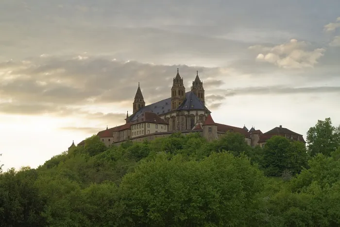 Framed Print : View of the Comburg, Benedictine monastery Framed Print : View of the Comburg, Benedictine monastery