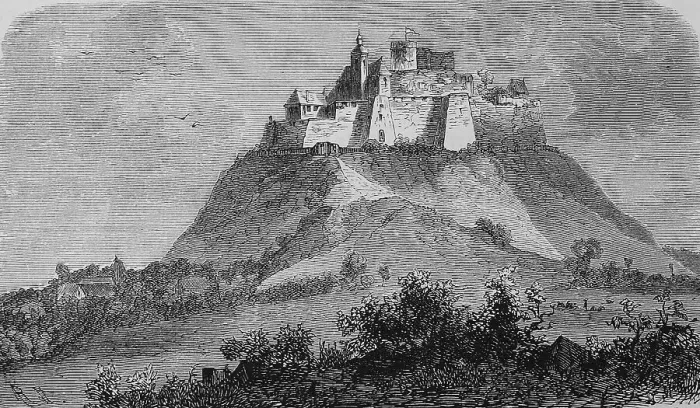 Framed Print : View of the fortress Lichtenberg