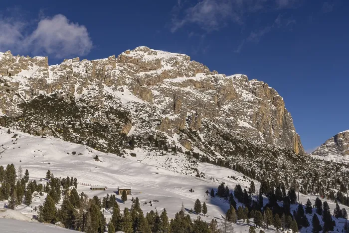 Framed Print : View of the Gardena Pass, South Tyrol