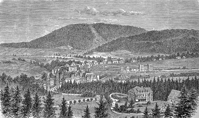 Framed Print : View of Goerbersdorf, Sokolowsko