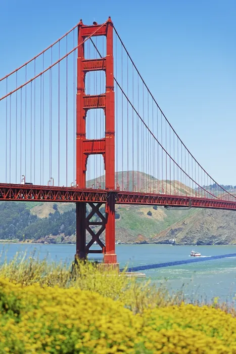 Framed Print : View of Golden Gate Bridge, San Francisco Framed Print : View of Golden Gate Bridge, San Francisco