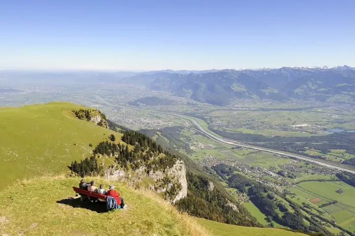 Framed Print : View from Hohen Kasten Mountain