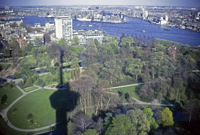 Framed Print : View of the Hotel New York in Katendrecht, Rotterdam, Netherlands, from the Euromast, 1971 Framed Print : View of the Hotel New York in Katendrecht, Rotterdam, Netherlands, from the Euromast, 1971