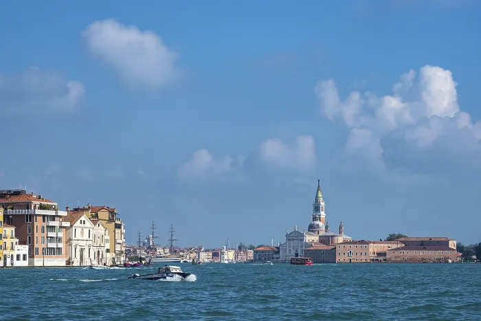 Framed Print : View of the island of San Giorgio Maggiore in Venice