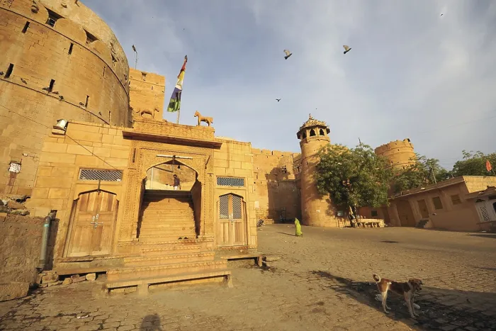Framed Print : Front view of Jaisalmer fort, Rajasthan, India