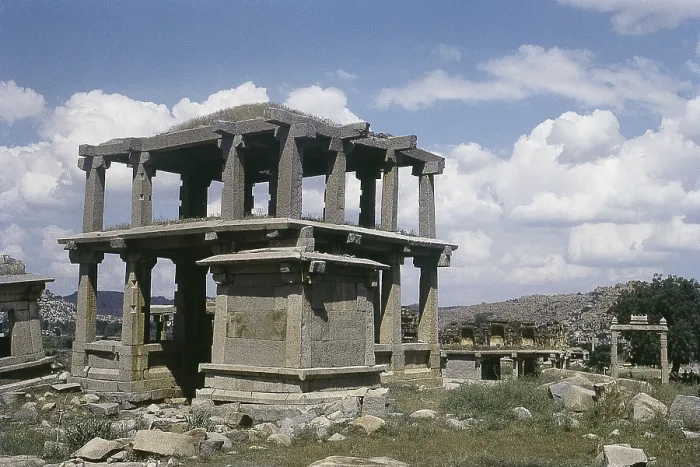 Framed Print : View of King's Balance, Hampi Framed Print : View of King's Balance, Hampi