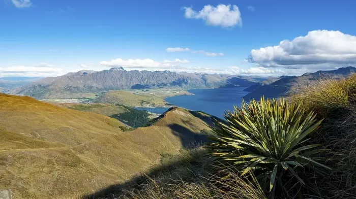 Framed Print : View of Lake Wakatipu and Mountain Range The Remarkables