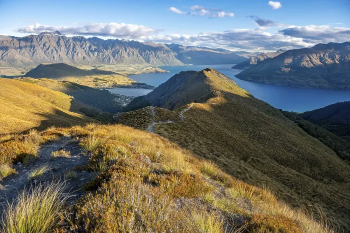 Framed Print : View of Lake Wakatipu and Mountain Range The Remarkables Framed Print : View of Lake Wakatipu and Mountain Range The Remarkables
