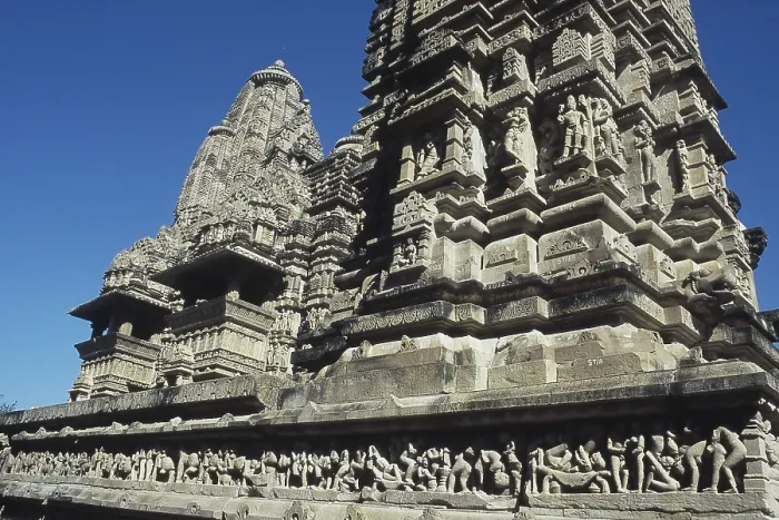 Framed Print : View of Lakshmana Temple, Khajuraho