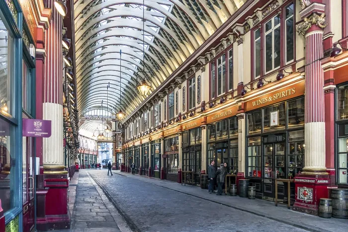 Framed Print : View of Leadenhall Market Framed Print : View of Leadenhall Market