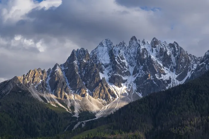 Framed Print : View of the local mountains of San Candido Framed Print : View of the local mountains of San Candido