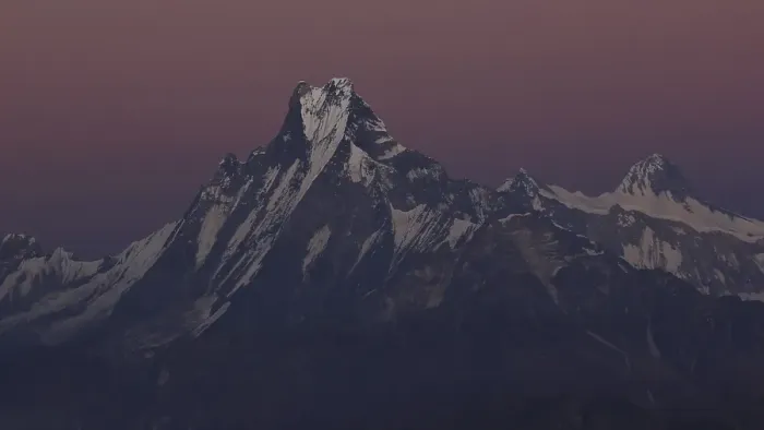 Framed Print : View from Mohare Danda, Annapurna Conservation Area