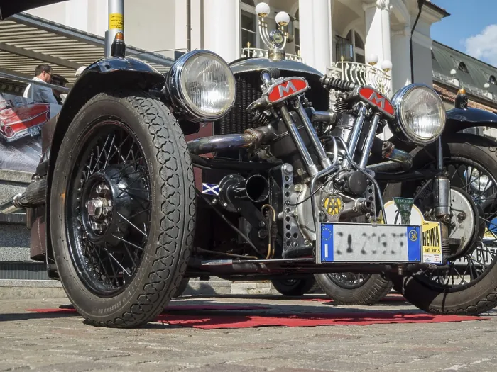Framed Print : Side view of a Morgan Three Wheeler Super Sport Framed Print : Side view of a Morgan Three Wheeler Super Sport