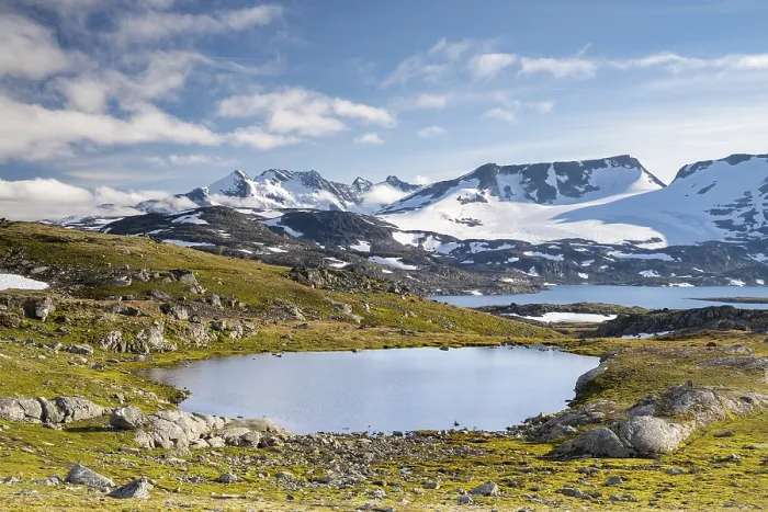 Framed Print : View of Mount Fannaraki, Sognefjellet