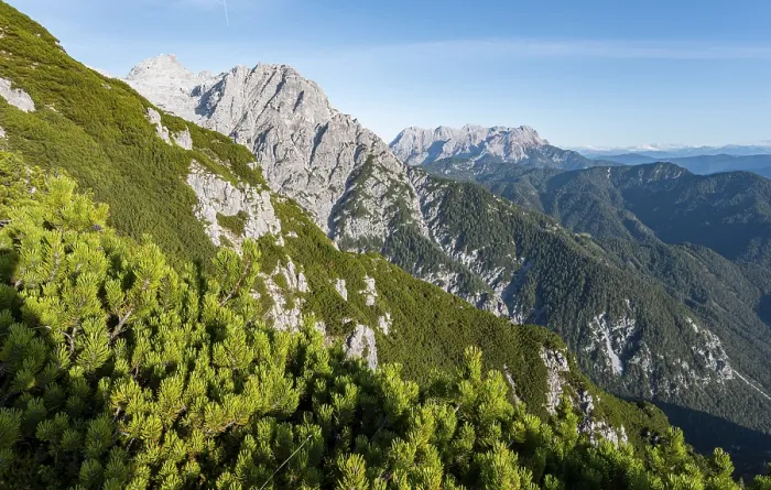 Framed Print : View of mountain landscape with peak Westliches Geiselhorn Framed Print : View of mountain landscape with peak Westliches Geiselhorn