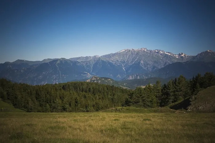 Framed Print : View of mountains in the highlands of Artvin in Turkey