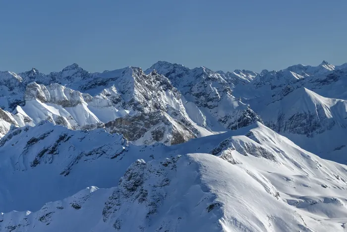 Framed Print : View from the Nebelhorn to the Allgaeu Alps
