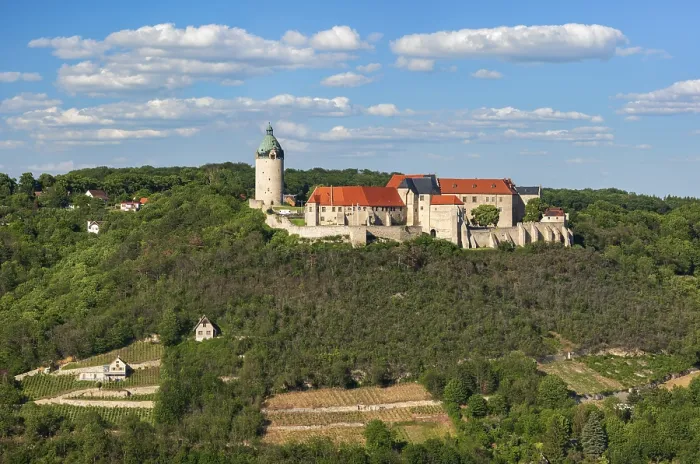 Framed Print : View of Neuenburg Castle and vineyards Framed Print : View of Neuenburg Castle and vineyards