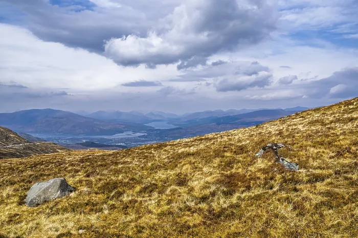 Framed Print : View from Nevis Range Mountains