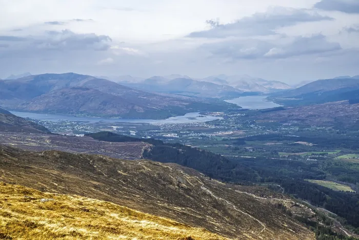 Framed Print : View from Nevis Range Mountains Framed Print : View from Nevis Range Mountains