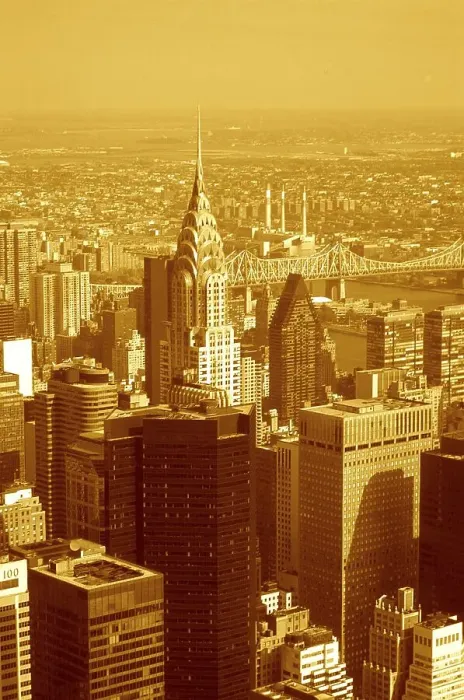 Framed Print : View of New York, end of the 1960s Framed Print : View of New York, end of the 1960s