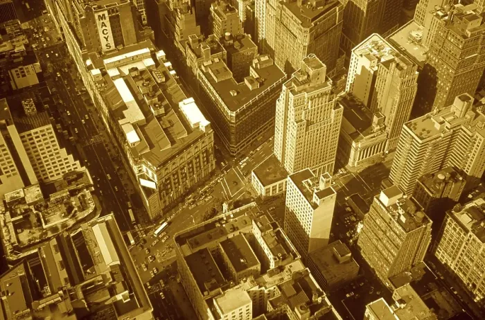 Framed Print : View of New York, end of the 1960s Framed Print : View of New York, end of the 1960s