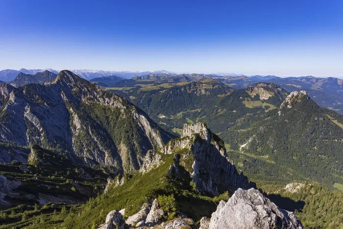 Framed Print : View from Rettenkogel to Rinnkogel