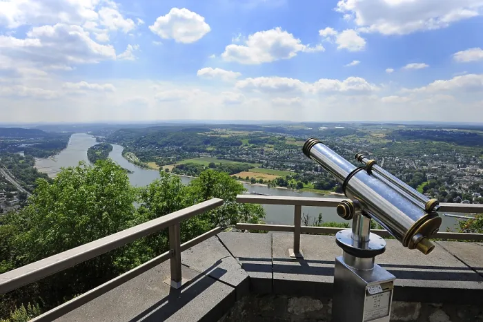 Framed Print : View of the Rhine valley near Bad Honnef