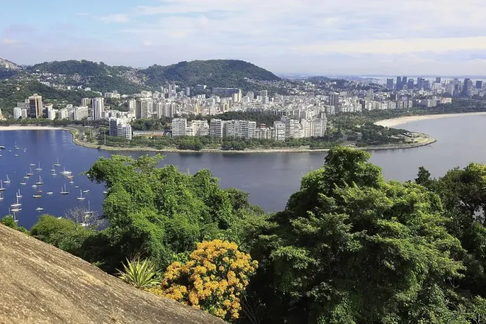 Framed Print : View of Rio de Janeiro from Sugar Loaf Mountain Framed Print : View of Rio de Janeiro from Sugar Loaf Mountain