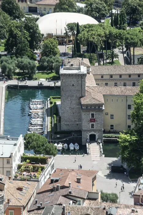 Framed Print : View of Riva del Garda, Italy, from the Bastione