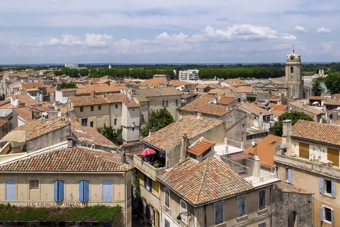 Framed Print : View over the roofs of Arles, Provence-Alpes-Cote d'Azur Framed Print : View over the roofs of Arles, Provence-Alpes-Cote d'Azur