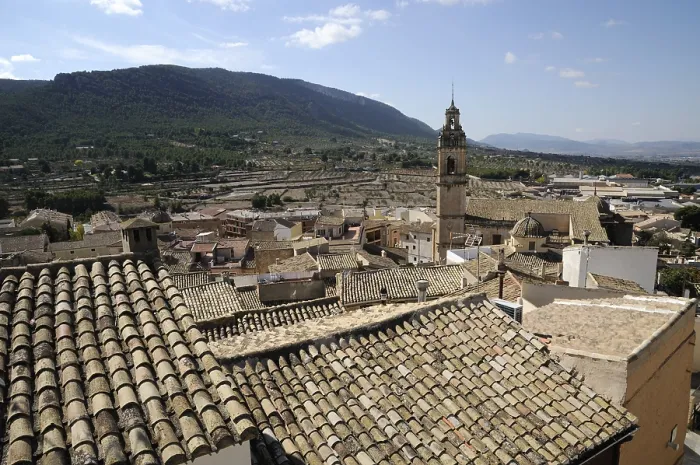 Framed Print : View over the rooftops of Villena Framed Print : View over the rooftops of Villena
