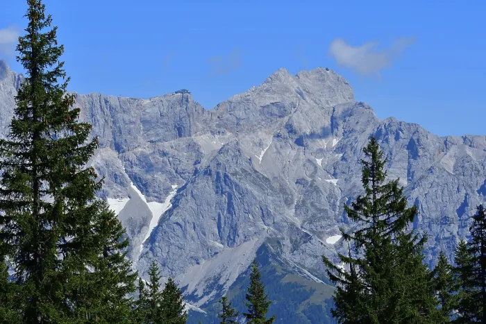 Framed Print : View from the Rossbrand to the Dachstein mountains Framed Print : View from the Rossbrand to the Dachstein mountains