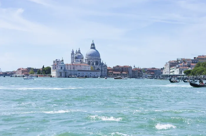 Framed Print : View of santa maria della salute