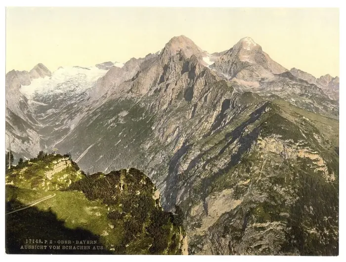 Framed Print : View from Schachen in Upper Bavaria